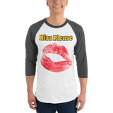 Kiss 3/4 sleeve raglan shirt