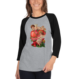 Valentine’s day 3/4 sleeve raglan shirt
