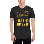 Holy love Tri-Blend Track Shirt