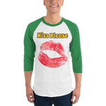Kiss 3/4 sleeve raglan shirt