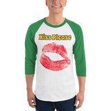 Kiss 3/4 sleeve raglan shirt
