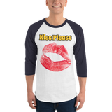 Kiss 3/4 sleeve raglan shirt