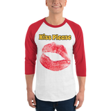 Kiss 3/4 sleeve raglan shirt