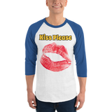 Kiss 3/4 sleeve raglan shirt