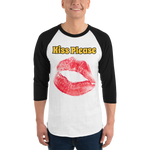 Kiss 3/4 sleeve raglan shirt