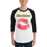 Kiss 3/4 sleeve raglan shirt