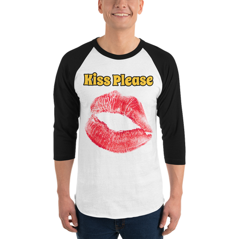 Kiss 3/4 sleeve raglan shirt