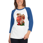 Valentine’s day 3/4 sleeve raglan shirt